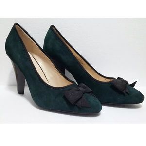 Isaac Mizrahi Hunter Green Pumps Size 11 W NWT